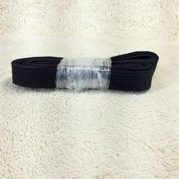 4+ Yards Black Canvas Webbing Strap - 1" - Picture 7 of 11